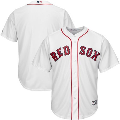  Men's Boston Red Sox Majestic White Home Big & Tall Cool Base Team Jersey