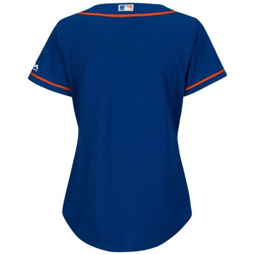  Women's New York Mets Majestic Royal Alternate Plus Size Cool Base Team Jersey