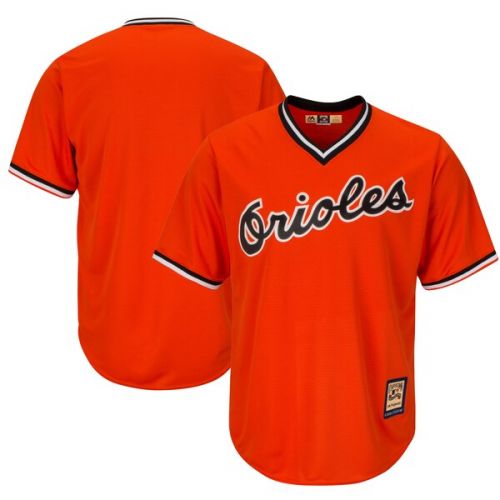  Men's Baltimore Orioles Majestic Orange Alternate Cooperstown Cool Base Team Jersey