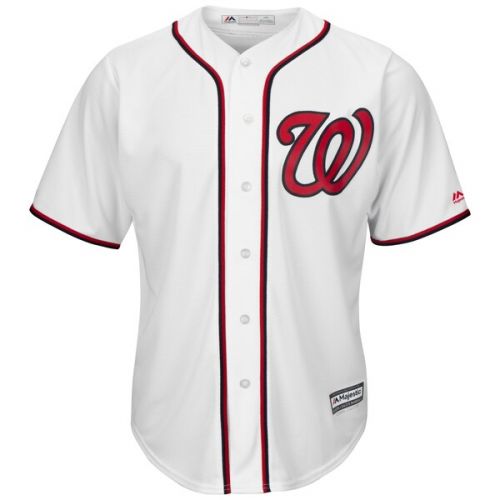  Men's Washington Nationals Wilmer Difo Majestic White Home Cool Base Player Jersey
