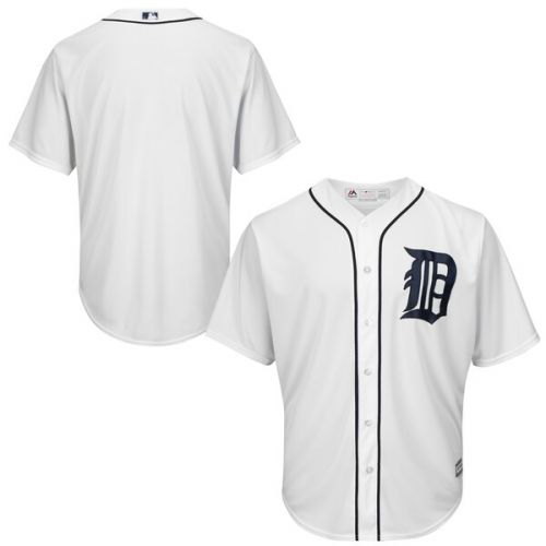  Youth Detroit Tigers Majestic White Home Cool Base Jersey