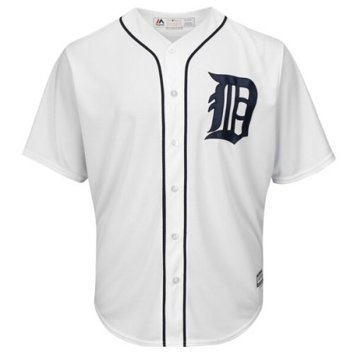  Youth Detroit Tigers Majestic White Home Cool Base Jersey