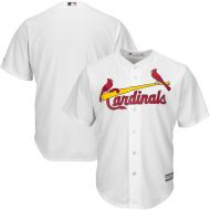 Men's St. Louis Cardinals Majestic White Home Big & Tall Cool Base Team Jersey