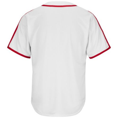 Men's St. Louis Cardinals Majestic White Home Cooperstown Cool Base Team Jersey