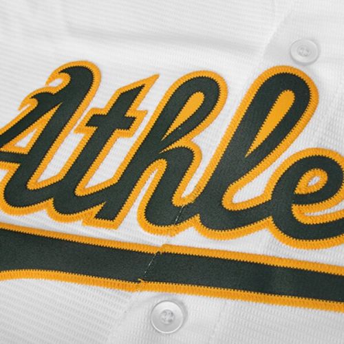  Youth Oakland Athletics Majestic White Home Cool Base Jersey