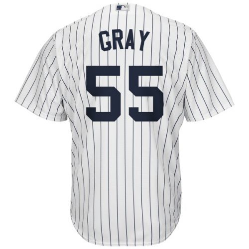  Men's New York Yankees Sonny Gray Majestic White Cool Base Player Jersey