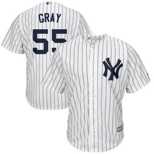  Men's New York Yankees Sonny Gray Majestic White Cool Base Player Jersey