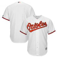 Youth Baltimore Orioles Majestic White Home Cool Base Jersey