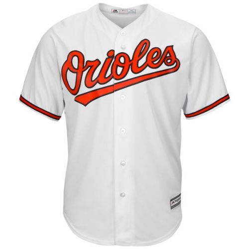  Youth Baltimore Orioles Majestic White Home Cool Base Jersey
