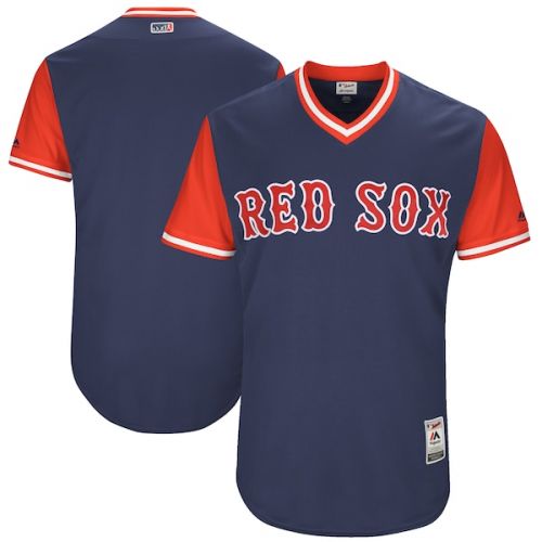  Men's Boston Red Sox Majestic Navy 2017 Players Weekend Authentic Team Jersey