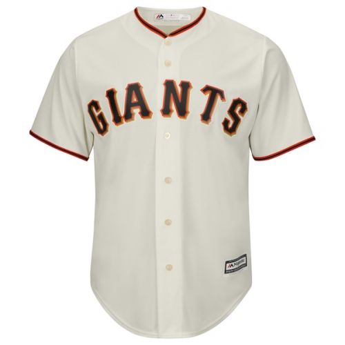 Men's San Francisco Giants Buster Posey Majestic Cream Big & Tall Alternate Cool Base Replica Player Jersey