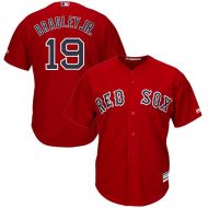 Men's Boston Red Sox Jackie Bradley Jr. Majestic Alternate Scarlet Official Cool Base Replica Player Jersey