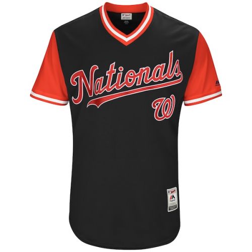  Men's Washington Nationals Bryce Harper "Big Kid" Majestic Navy 2017 Players Weekend Authentic Jersey