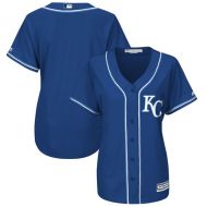 Women's Kansas City Royals Majestic Royal Alternate Plus Size Cool Base Team Jersey