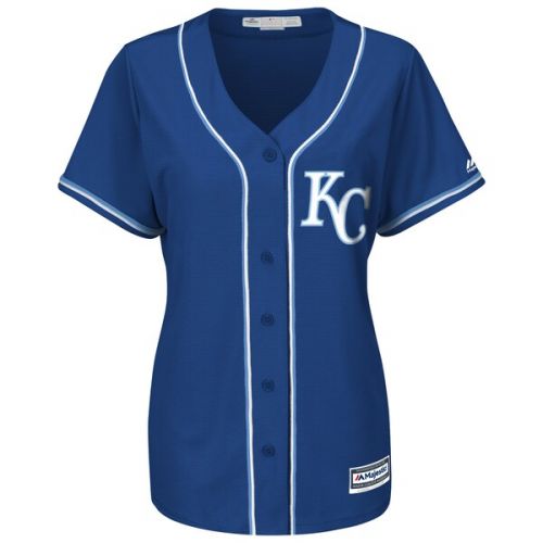  Women's Kansas City Royals Majestic Royal Alternate Plus Size Cool Base Team Jersey