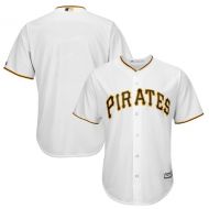 Youth Pittsburgh Pirates Majestic White Home Cool Base Jersey