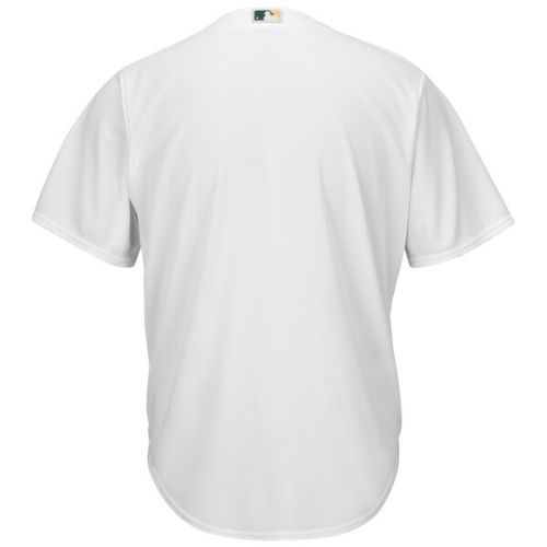  Men's Oakland Athletics Majestic White Home Big & Tall Cool Base Team Jersey