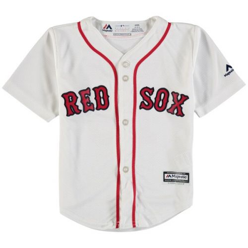  Toddler Boston Red Sox Andrew Benintendi Majestic White Home Official Cool Base Player Jersey