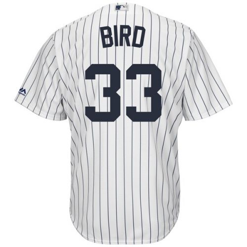  Men's New York Yankees Greg Bird Majestic White Home Cool Base Player Jersey
