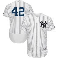 Men's New York Yankees Jackie Robinson Majestic White Flex Base Jersey