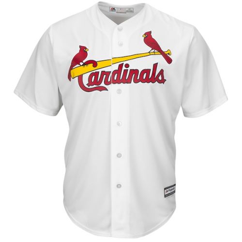  Men's St. Louis Cardinals Kolten Wong Majestic White Home Cool Base Player Jersey