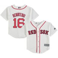 Preschool Boston Red Sox Andrew Benintendi Majestic White Home Official Cool Base Player Jersey