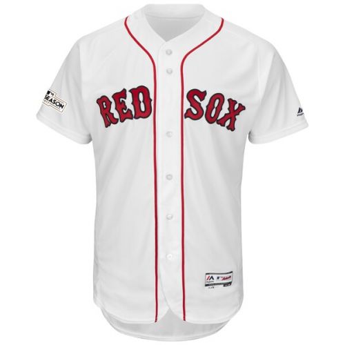  Men's Boston Red Sox Hanley Ramirez Majestic White 2017 Postseason Flex Base Player Jersey