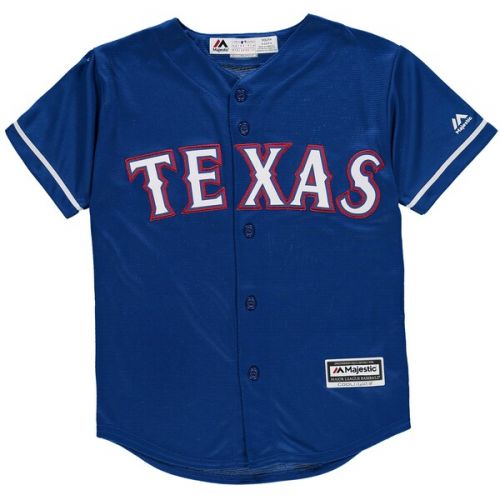  Youth Texas Rangers Majestic Royal Alternate Cool Base Jersey