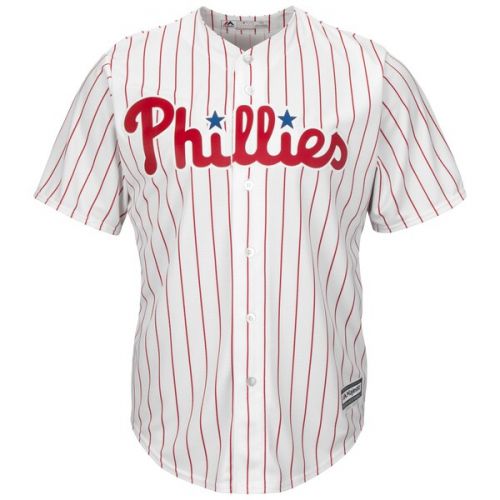  Men's Philadelphia Phillies Maikel Franco Majestic White Big & Tall Alternate Cool Base Replica Player Jersey