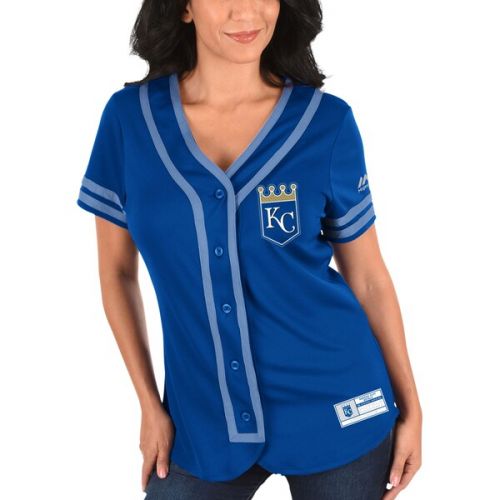  Women's Kansas City Royals Eric Hosmer Majestic Royal Absolute Victory Fashion Player Jersey