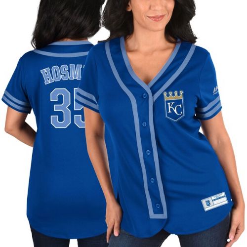  Women's Kansas City Royals Eric Hosmer Majestic Royal Absolute Victory Fashion Player Jersey