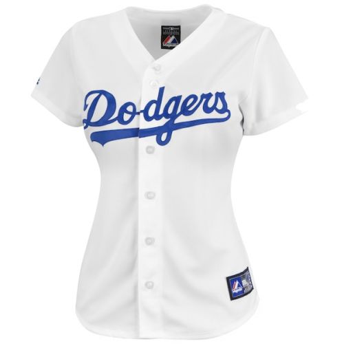  Women's Los Angeles Dodgers Hyun-Jin Ryu Majestic White Player Replica Jersey