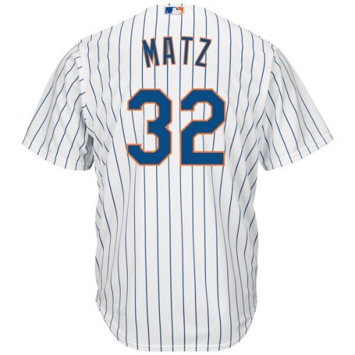  Men's New York Mets Steven Matz Majestic White Home Cool Base Player Jersey