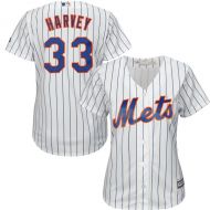 Women's New York Mets Matt Harvey Majestic White Home Cool Base Player Jersey