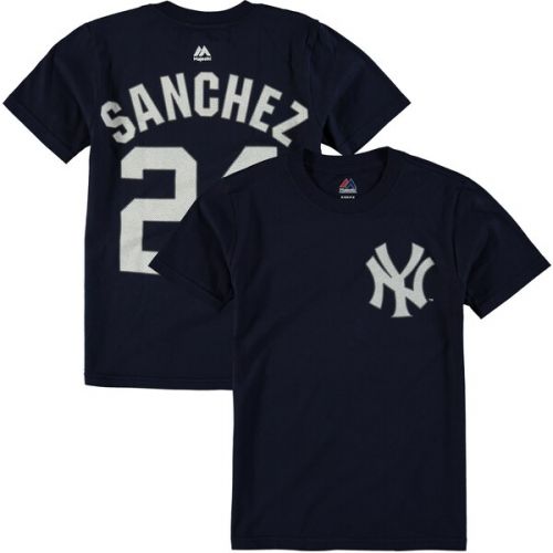  Youth New York Yankees Gary Sanchez Majestic Navy Player Name & Number T-Shirt