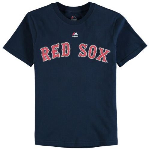  Youth Boston Red Sox Andrew Benintendi Majestic Navy Player Name & Number T-Shirt