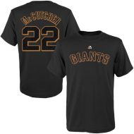 Youth San Francisco Giants Andrew McCutchen Majestic Black Name & Number T-Shirt