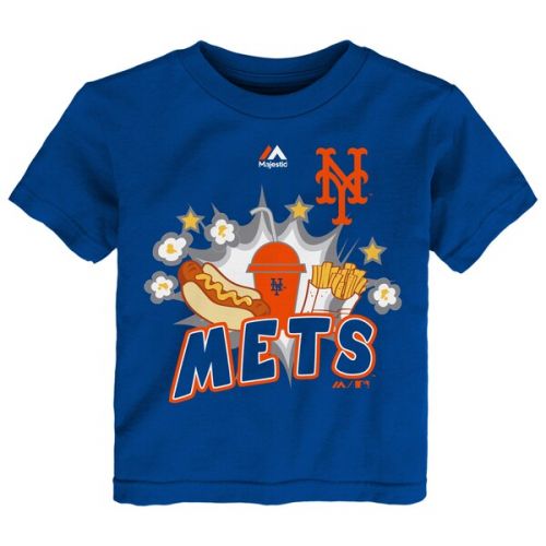  Toddler New York Mets Noah Syndergaard Majestic Royal Snack Attack Name & Number T-Shirt