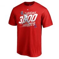 Youth Los Angeles Angels Albert Pujols Majestic Red 3000th Hit Career Achievement Photo T-Shirt