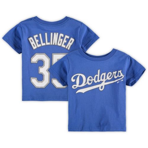  Toddler Los Angeles Dodgers Cody Bellinger Majestic Royal Player Name & Number T-Shirt