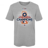 Preschool Houston Astros Majestic Heather Gray 2017 World Series Champions Locker Room T-Shirt