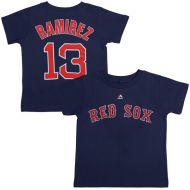 Youth Boston Red Sox Hanley Ramirez Majestic Navy Player Name & Number T-Shirt