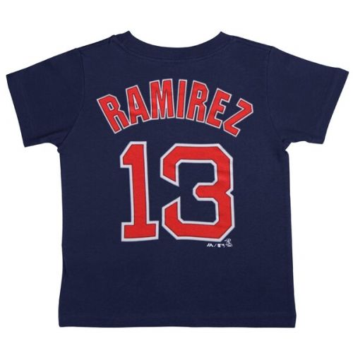  Youth Boston Red Sox Hanley Ramirez Majestic Navy Player Name & Number T-Shirt