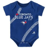 Newborn & Infant Toronto Blue Jays Majestic Royal Fan-Atic Baseball Bodysuit