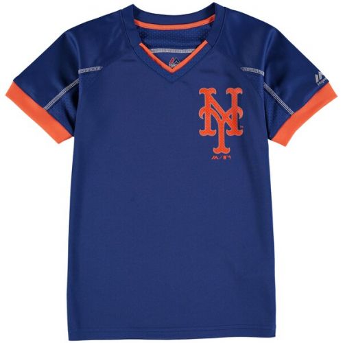  Youth New York Mets Majestic Royal Emergence T-Shirt