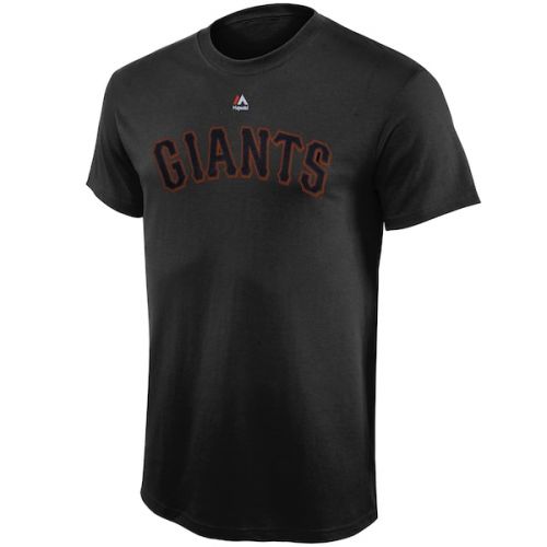  Youth San Francisco Giants Madison Bumgarner Majestic Black Player Name & Number T-Shirt
