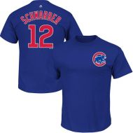 Youth Chicago Cubs Kyle Schwarber Majestic Royal Player Name & Number T-Shirt