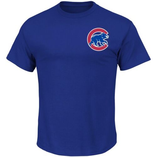  Youth Chicago Cubs Kyle Schwarber Majestic Royal Player Name & Number T-Shirt