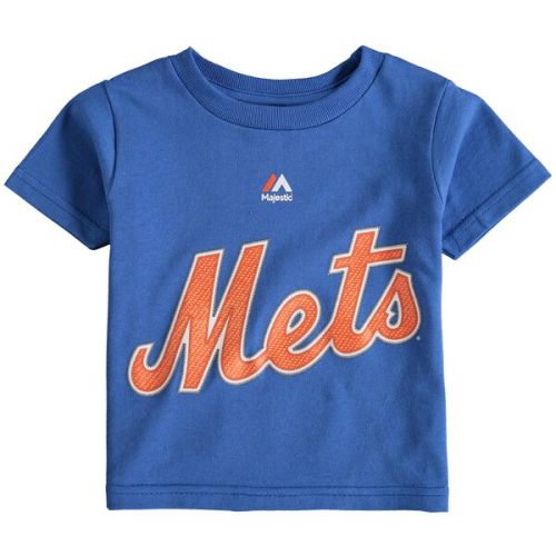  Toddler New York Mets Yoenis Cespedes Majestic Royal Player Name and Number T-Shirt