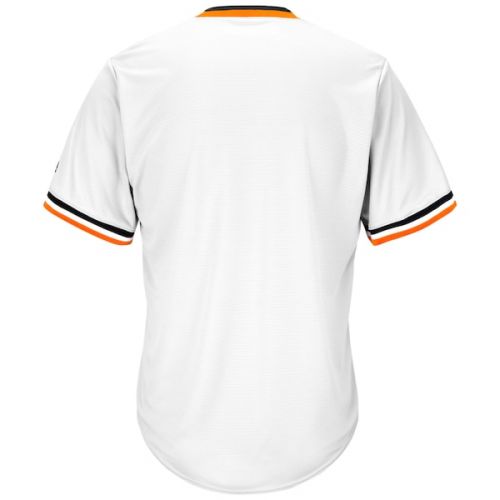  Mens Baltimore Orioles Majestic Home White Cooperstown Cool Base Replica Team Jersey